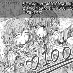 This is a pixiv picture whose title is さなやち三次創作②.
