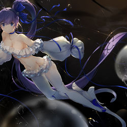 This is a pixiv picture whose title is 水着メルトリリス.
