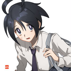 This is a pixiv picture whose title is 高校生オニオン.