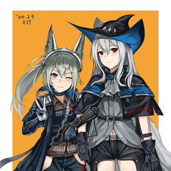 This is a pixiv picture whose title is Grani and Skadi.
