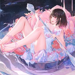 This is a pixiv picture whose title is Dessert.