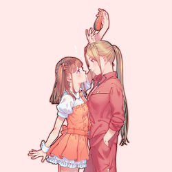 This is a pixiv picture whose title is えりぴよと舞菜.