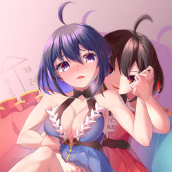 This is a pixiv picture whose title is もみもみ.