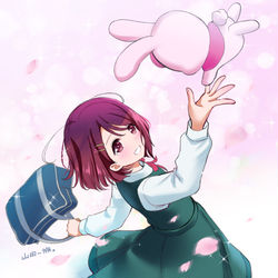 This is a pixiv picture whose title is のどかとラビリン.