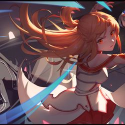 This is a pixiv picture whose title is 刀剑神域.