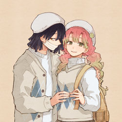 This is a pixiv picture whose title is おばみつ.