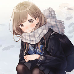 This is a pixiv picture whose title is 帰り道.