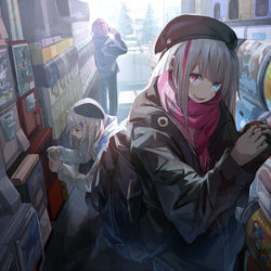 This is a pixiv picture whose title is capsule toy.