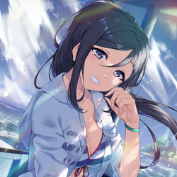 This is a pixiv picture whose title is 果南ちゃん.