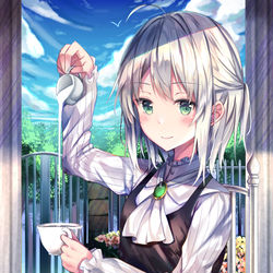 This is a pixiv picture whose title is コーヒーミルク.