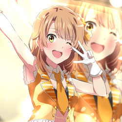 This is a pixiv picture whose title is アイドルいろはー.