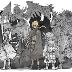 This is a pixiv picture whose title is 創作キャラまとめ　その２.