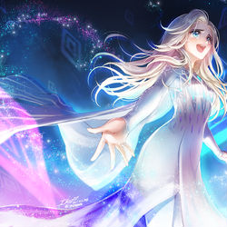 This is a pixiv picture whose title is Frozen2_Show Yourself.