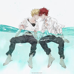 This is a pixiv picture whose title is 爆轟落書き.