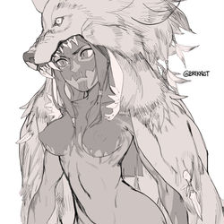 This is a pixiv picture whose title is Stag (BLACK SKULL).