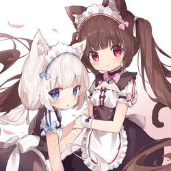 This is a pixiv picture whose title is ショコラ&バニラ.