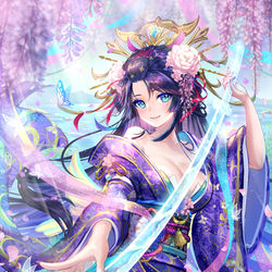 This is a pixiv picture whose title is 濃姫.