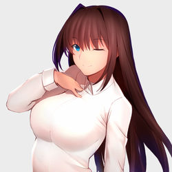 This is a pixiv picture whose title is 蒼崎青子.