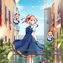 This is a pixiv picture whose title is アリスのヴェネツィア旅行.