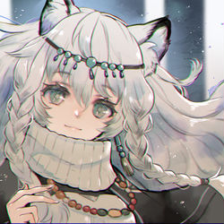 This is a pixiv picture whose title is 初雪.