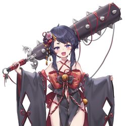 This is a pixiv picture whose title is 鬼.