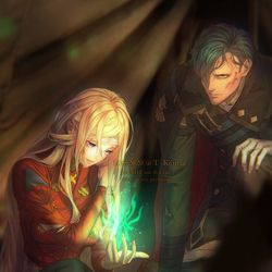 This is a pixiv picture whose title is FE風花雪月 切望.