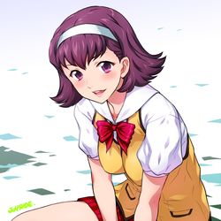 This is a pixiv picture whose title is 『放課後恋愛クラブ』新堂和美.