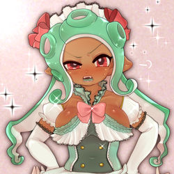 This is a pixiv picture whose title is メイドタコ.
