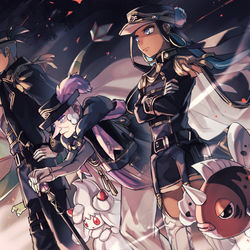 This is a pixiv picture whose title is 【畏怖】.