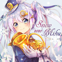 This is a pixiv picture whose title is SNOW MIKU 2020.