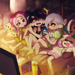 This is a pixiv picture whose title is パジャマパーティー.