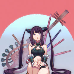 This is a pixiv picture whose title is 楊貴妃.