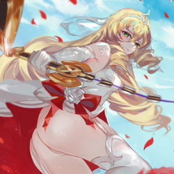 This is a pixiv picture whose title is 花嫁.