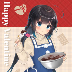 This is a pixiv picture whose title is バレンタインあいちゃん🍫.