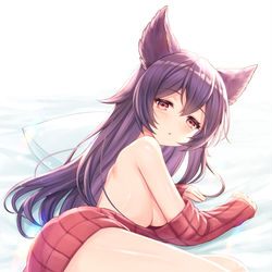 This is a pixiv picture whose title is セーターニーア.