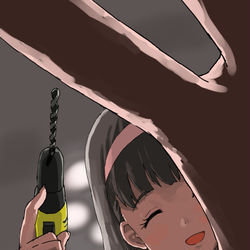 This is a pixiv picture whose title is 日曜大工まゆシリーズ.