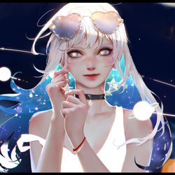 This is a pixiv picture whose title is 練習.