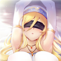 This is a pixiv picture whose title is 剣の乙女.