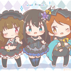 This is a pixiv picture whose title is Triad Primus!.