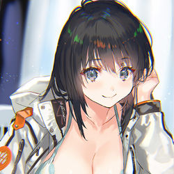 This is a pixiv picture whose title is ダウンジャケット.