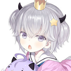 This is a pixiv picture whose title is りんこ姫と変な生き物.