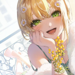 This is a pixiv picture whose title is 🎂.