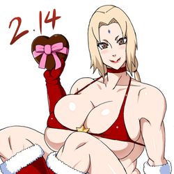 This is a pixiv picture whose title is バレンタインサンタツナデ！.