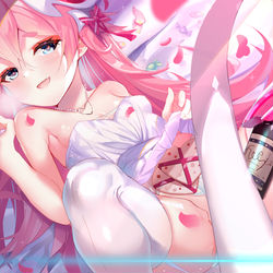 This is a pixiv picture whose title is 情人节 萝莎莉娅.