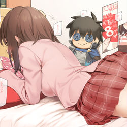 This is a pixiv picture whose title is 勉強する草野優衣.