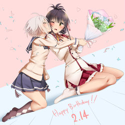 This is a pixiv picture whose title is 舞衣誕！.
