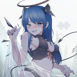 This is a pixiv picture whose title is 明日方舟 莫斯提马.