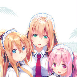 This is a pixiv picture whose title is メイドさん.