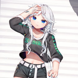This is a pixiv picture whose title is 現代服風咲夜さん.