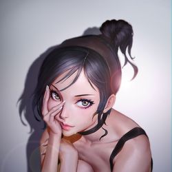 This is a pixiv picture whose title is 摸鱼~.